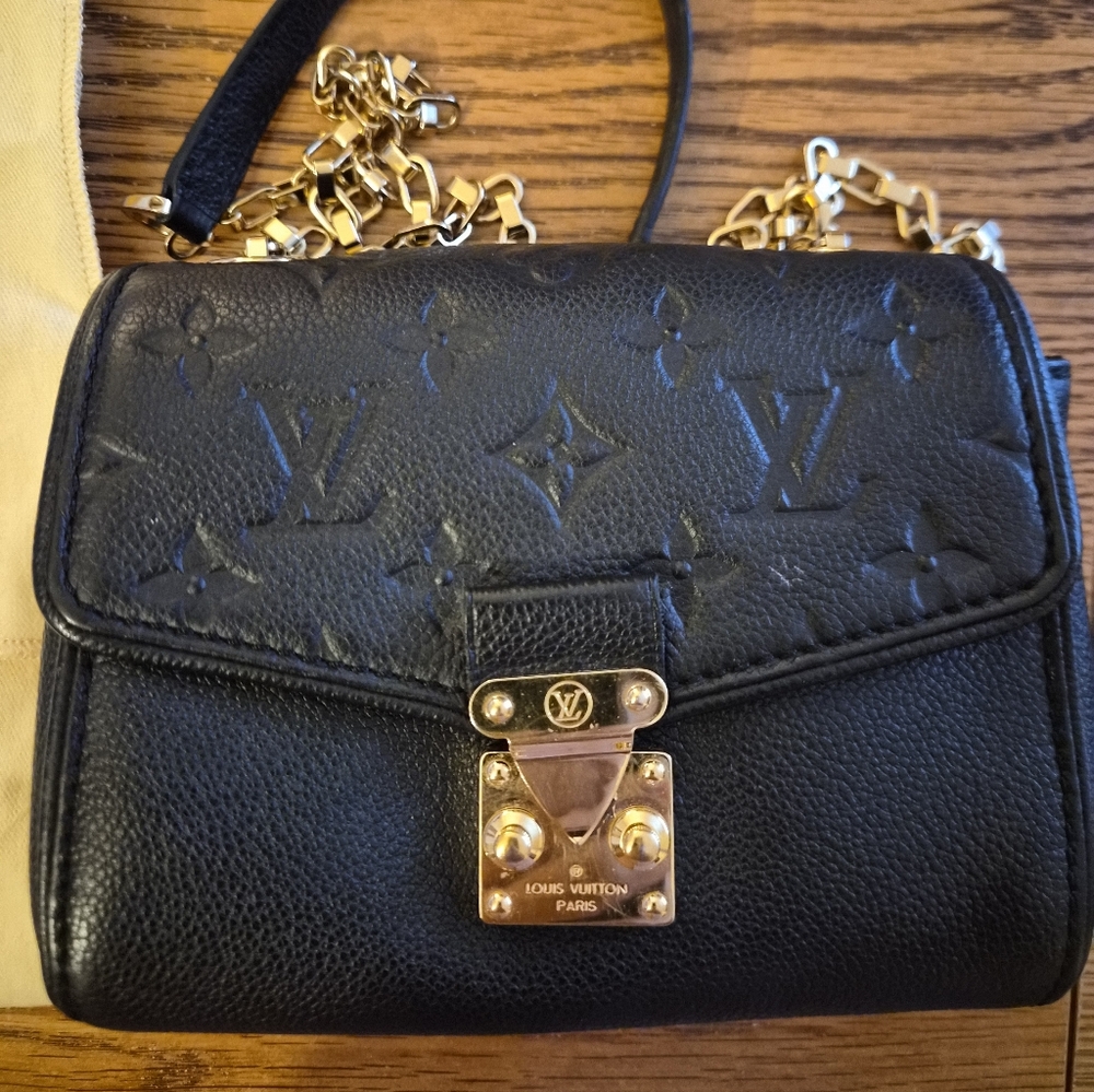 SOLD! Authentic Louis Vuitton Black Monogram Crossbody Germaine BB